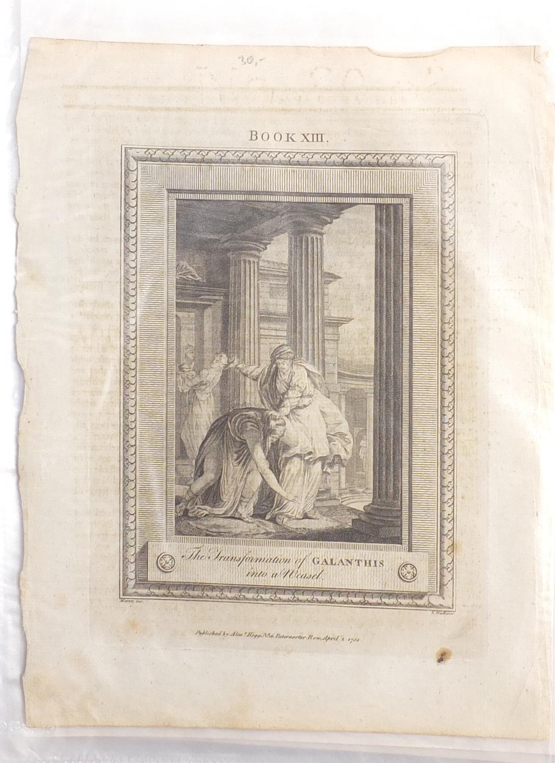 Antique and later engravings, prints and drawings arranged in a folder, some Old Masters including