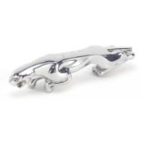 Vintage Jaguar chrome car mascot numbered 7/10091/1WBB to the underside, 18cm in length : For