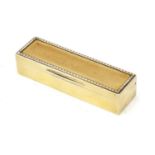 Victorian silver gilt box with hinged lid, retailed by Asprey, London 1912, 10cm wide, 84.3g : For