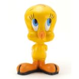Hand painted fibre glass Tweety Pie, 39.5cm high : For Further Condition Reports Please Visit Our