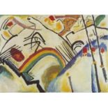 Wassily Kandinsky Cossacks Tate publishing poster, framed and glazed, 78.5cm x 59cm : For Further