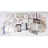 Collection of British and world stamps arranged in albums including Penny Reds, some mint unused and