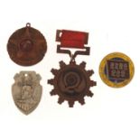 Four Chinese badges/pendants : For Further Condition Reports Please Visit Our Website, Updated