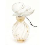 Lalique dove perfume bottle with glass stopper, 9cm high : For Further Condition Reports Please
