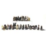 Collection of NLP hand painted metal Lord of the Rings figures, the largest 8.5cm high : For Further