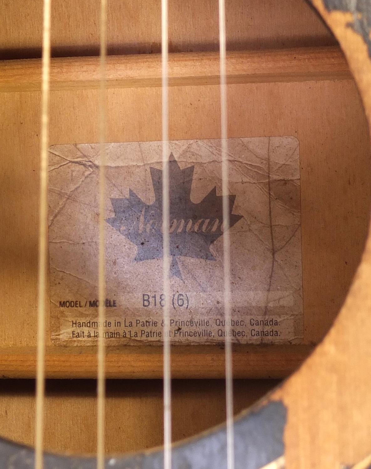 Two wooden acoustic guitars comprising Norman model B18 and Audition guitar : For Further - Image 6 of 6