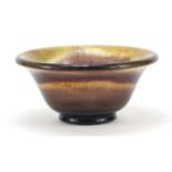 Blue John design glass/hardstone bowl, 15cm in diameter : For Further Condition Reports Please Visit