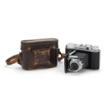 Voigtlander Perko II camera with leather case : For Further Condition Reports Please Visit Our