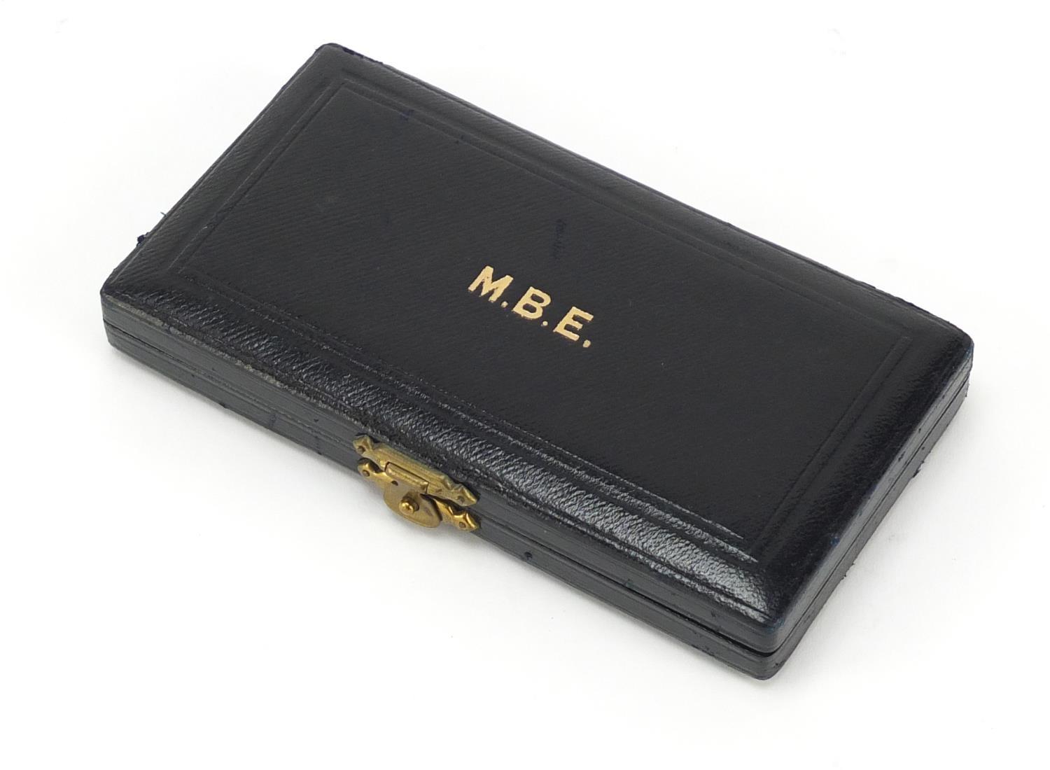 George VI MBE with tooled leather case : For Further Condition Reports Please Visit Our Website, - Image 10 of 10