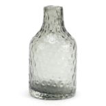 Whitefriars style smokey art glass vase, 24cm high : For Further Condition Reports Please Visit