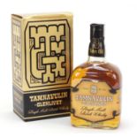 Bottle of Tamnavulin-Glenlivet eight year old whiskey with box : For Further Condition Reports