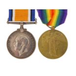 British military World War I pair awarded to 22642PTE.F.J.B.ANDERSON.A.CYC.CORPS : For Further