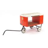 Vintage Triang United Dairies pull-along milk float, Drinka Pinta Milka Day, 48cm in length : For