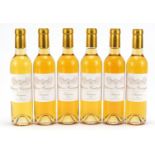 Six 37.5cl bottles of 2009 Château Cantegril Sauternes : For Further Condition Reports Please