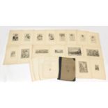 Folio of reproductions of prints in the British Museum third series, specimens of etchings by