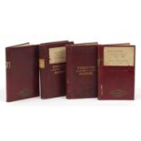 Four Winch & Sons Auctioneers and Valuers leather bound ledgers : For Further Condition Reports