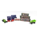 Corgi Eddie Stobart and Royal Mail die cast vehicles and two Tonka construction vehicles : For