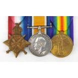 British military World War I trio with Mons Star, the pair awarded to 2.LIEUT.A.G.PUGH.R.A.F., the