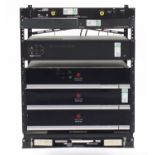 Conference audio equipment including Polycom HDX 9000 series units and VGA distribution