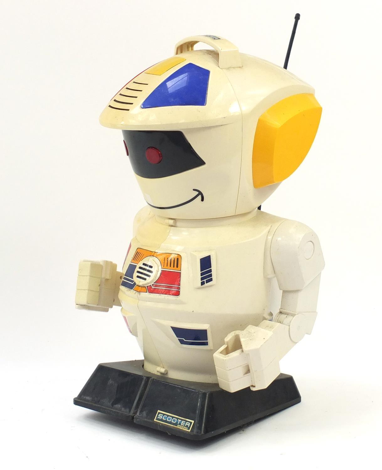 Large retro scooter 2000 remote control robot, 66cm high : For Further Condition Reports Please