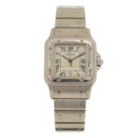 Gentleman's Cartier wristwatch with date dial, the case numbered 122145CD, with paperwork, the