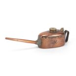Vintage Meccano miniature copper K oil can oiler, 9cm wide : For Further Condition Reports Please
