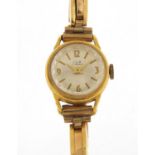 Ladies Ila wristwatch with 9ct gold strap, 16.5g : For Further Condition Reports Please Visit Our