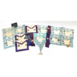 Masonic regalia including sashes : For Further Condition Reports Please Visit Our Website, Updated