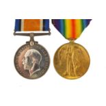 British military World War I pair awarded to 475PTE.E.BELSEY.PEMBROKE.YEO. : For Further Condition