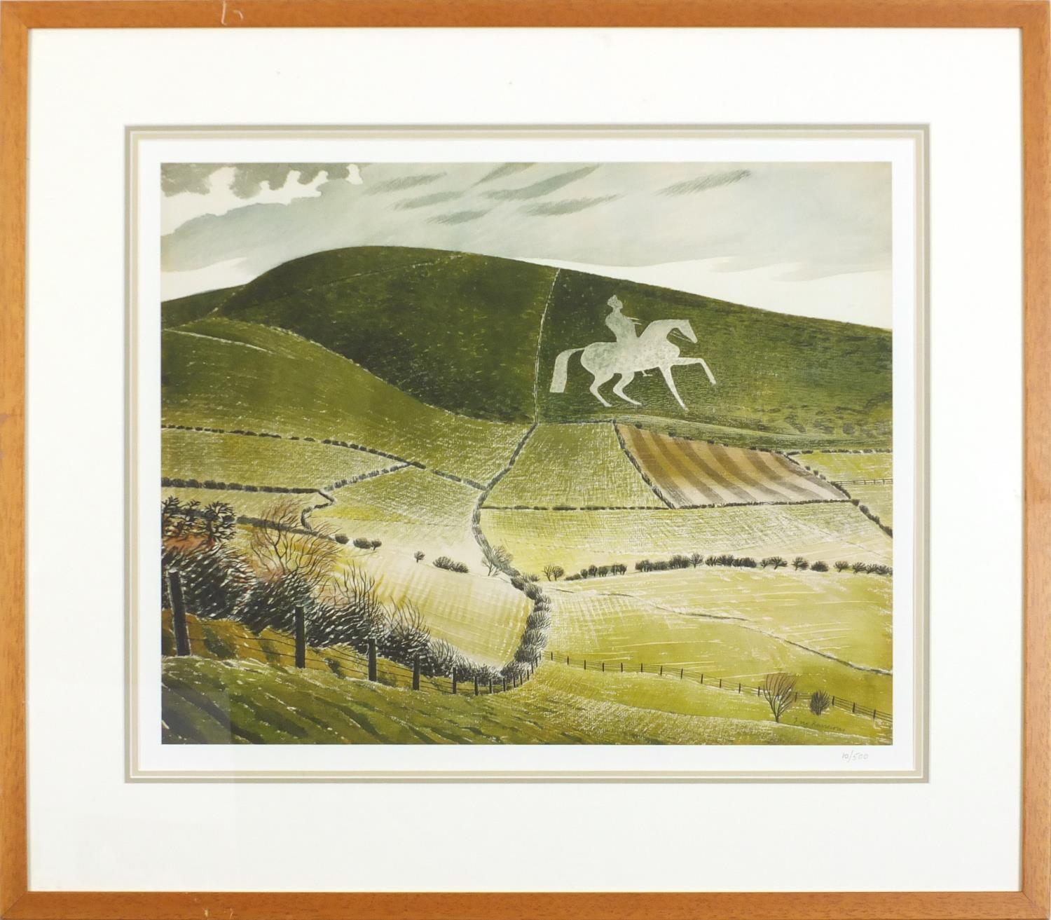 Eric Revilious - Chalk figure near Weymouth 1939, giclée print, pencil numbered 10/500, - Image 2 of 5