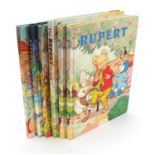 Six Rupert the Bear children's story annuals : For Further Condition Reports Please Visit Our