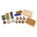 British military World War II Police, military and St John Ambulance medals and jewels, including