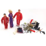 Vintage Six Million Dollar Man action figures with clothes : For Further Condition Reports Please