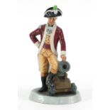 Royal Doulton Officer of the Line figure, HN2733, 23.5cm high : For Further Condition Reports Please