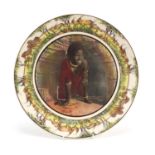 Royal Doulton series ware plate from the African series, good morning Zulu girl, 34.5cm in