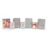 Three Zippo Petty Girl lighters two with cases including one with cardboard slip : For Further