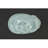 Chinese carved jade pendant, 5.5cm high : For Further Condition Reports, Please Visit Our Website,