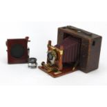 Victorian Eastman Kodak box camera with Wilon Wetzlar lens and Thornton Picard accessory : For