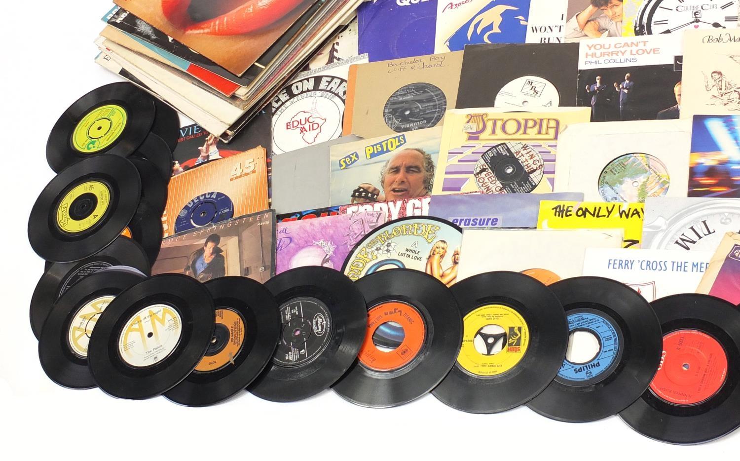 45rpm records including Madness and Culture Club : For Further Condition Reports, Please Visit Our - Image 5 of 7
