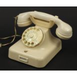 Vintage cream Bakelite telephone : For Further Condition Reports, Please Visit Our Website,
