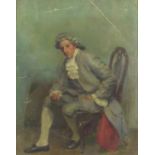 Portrait of a gentleman in Regency dress, 19th century oil on canvas laid on board, framed and
