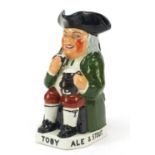 Hoare & Co Toby jug advertising Toby Ale & Stout, 23cm high : For Further Condition Reports,