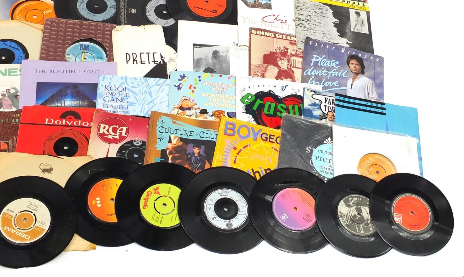 45rpm records including Madness and Culture Club : For Further Condition Reports, Please Visit Our - Image 7 of 7