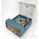 Vintage Dansette portable record player : For Further Condition Reports, Please Visit Our Website,