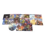 Sixteen Iron Maiden vinyl LP's : For Further Condition Reports, Please Visit Our Website, Updated