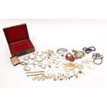 Costume jewellery including, watches, beaded necklaces and a Rotary wristwatch : For Further