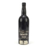 Bottle of Croft's 1960 vintage port : For Further Condition Reports, Please Visit Our Website,