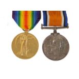 British military World War I pair with box of issue awarded to 133266PTE.F.A.PUTTICK.M.G.C. : For