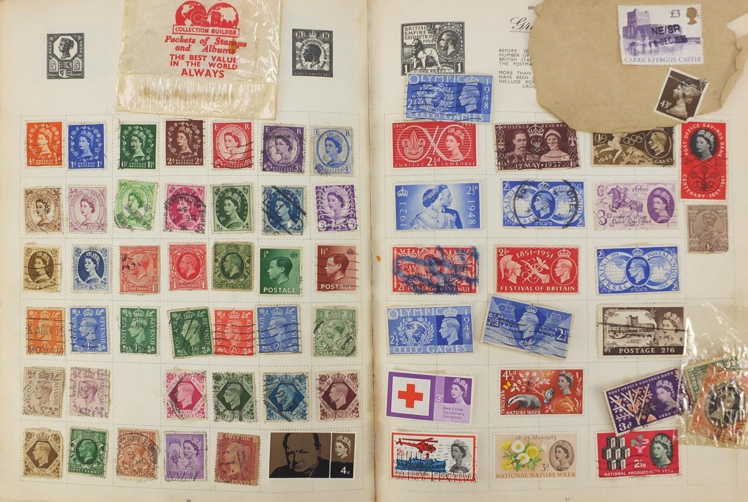 Large collection of world stamps and first day covers, some arranged in albums and some loose, - Image 23 of 28