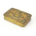 British military World War I brass Mary tin : For Further Condition Reports, Please Visit Our